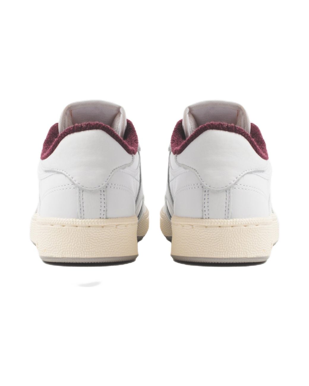 Reebok White Packer Shoes X Club C 85 'Mismatched Panels' for men