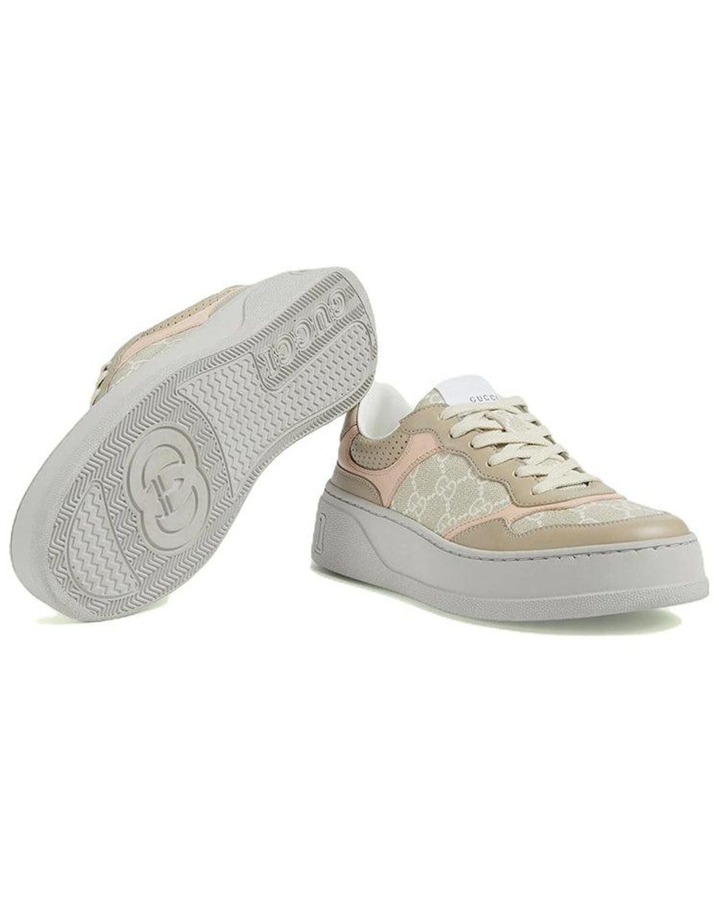 Gucci White (Wmns) Gg Sneaker 'Oatmeal Light'