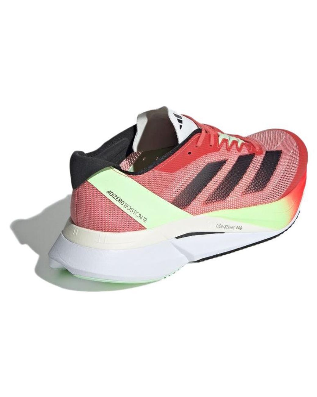 Adidas Red Adizero Boston 12 Neon' for men