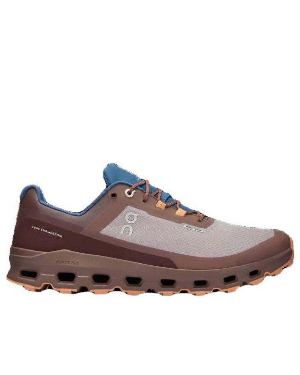 On Shoes Brown Cloudvista Waterproof 'Zinc Grape' for men