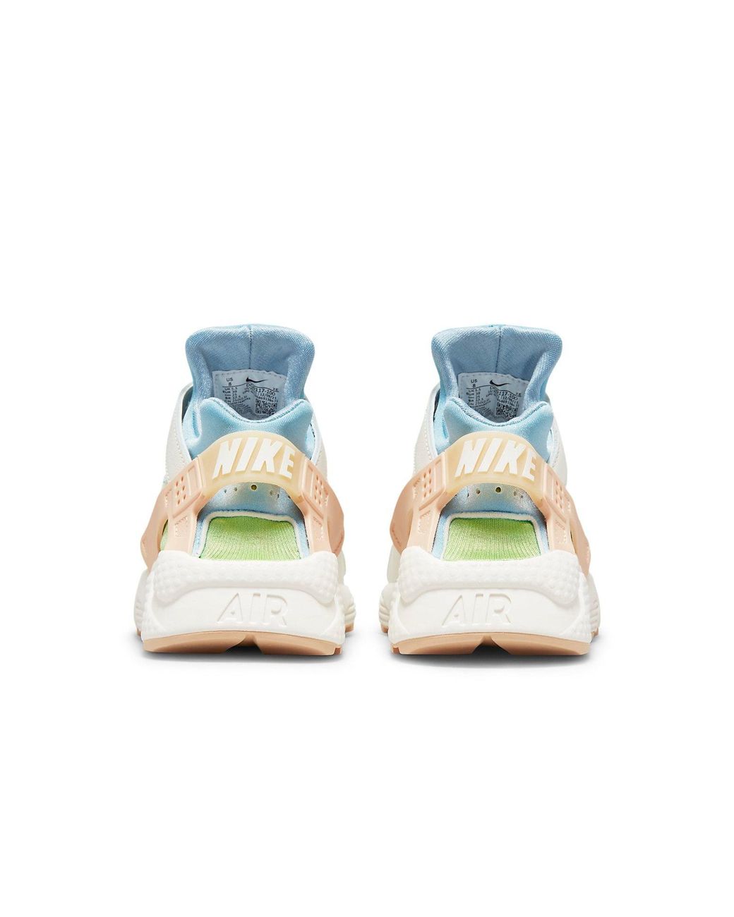 Nike Air Huarache Se Dq0117-100 White Blue Leather Running Shoes 6 Nr6179
