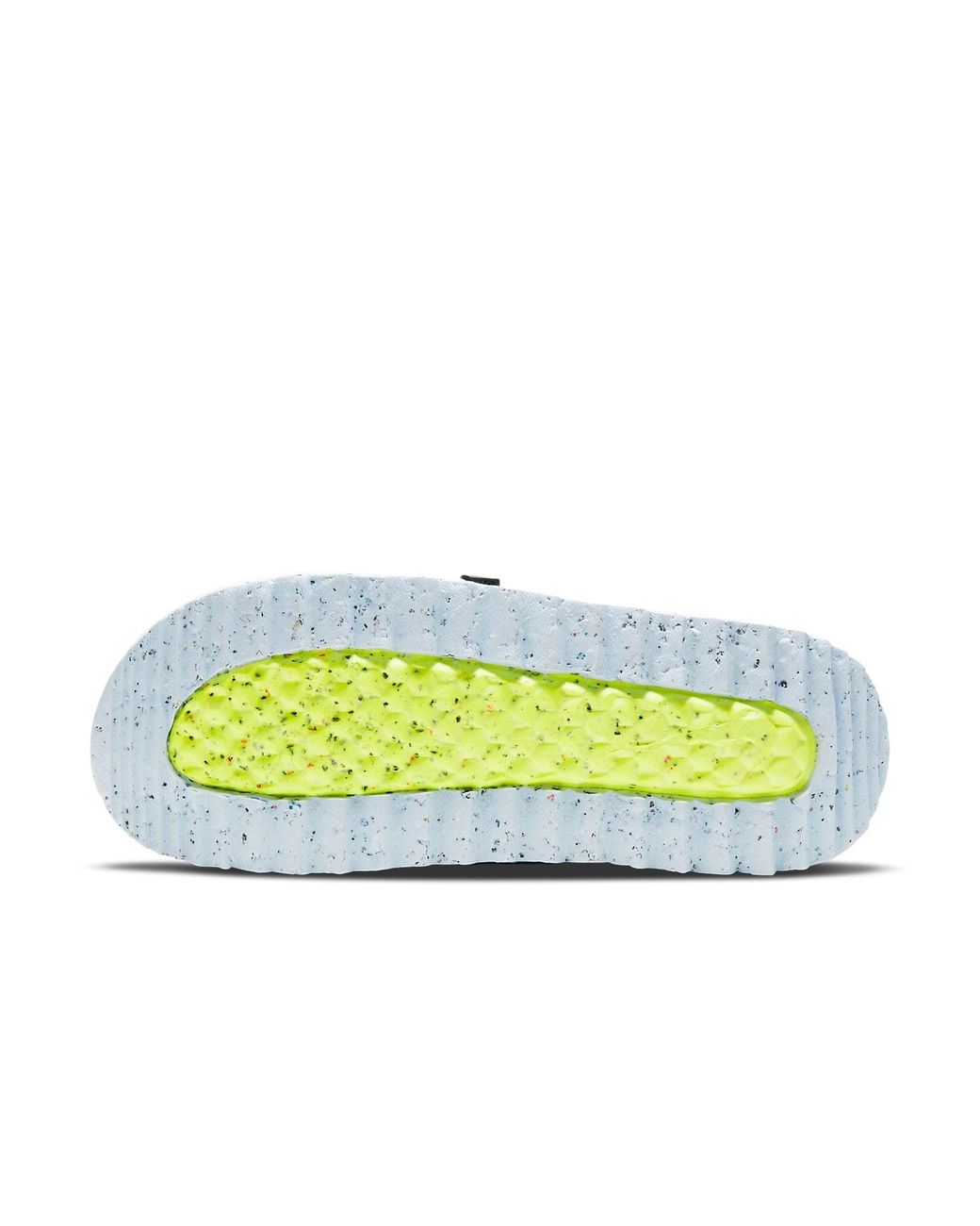 Nike White Asuna Crater Slide 'Volt' for men