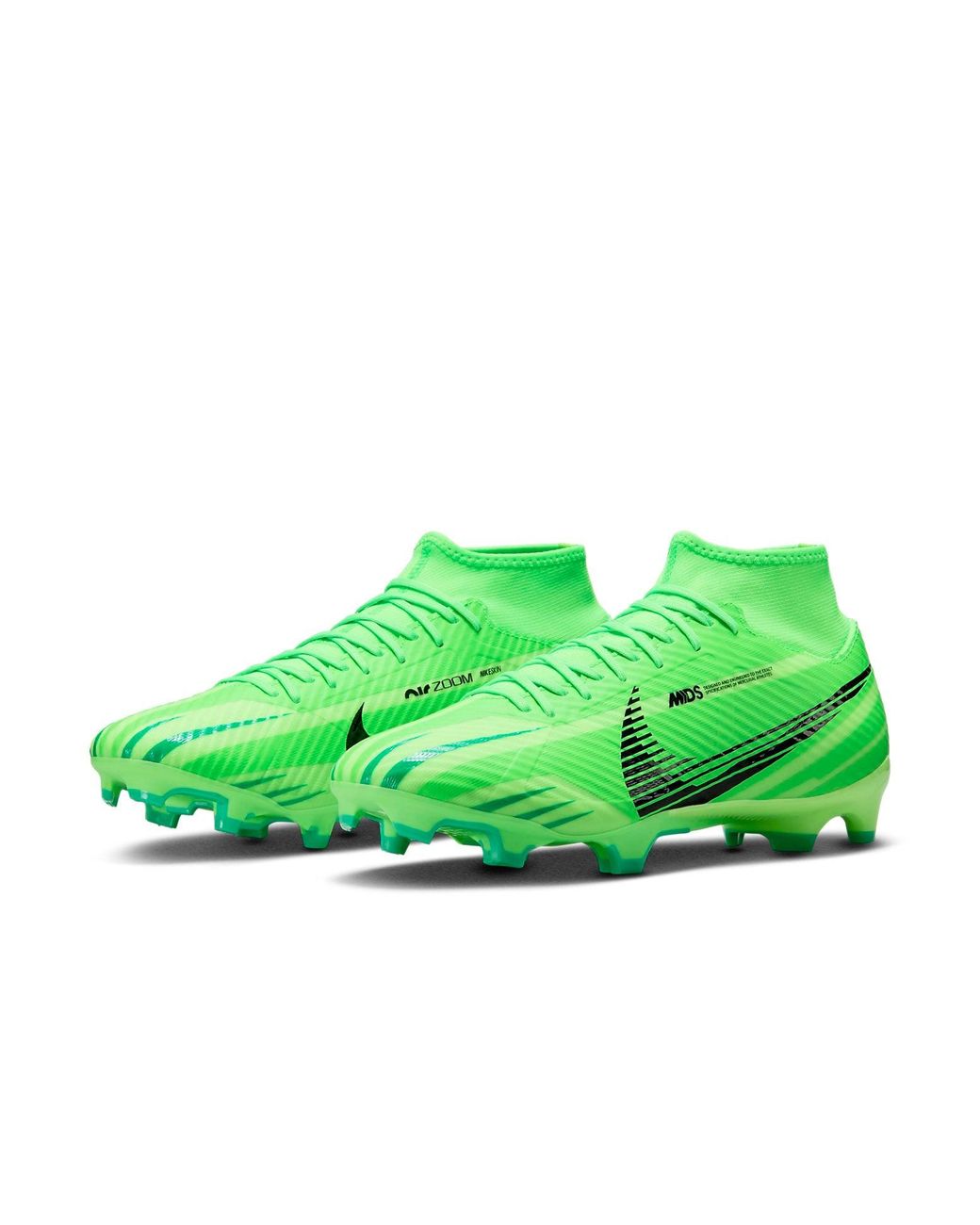 Nike Green Superfly 9 Academy Mercurial Dream Speed Mg High-top Soccer Cleats for men