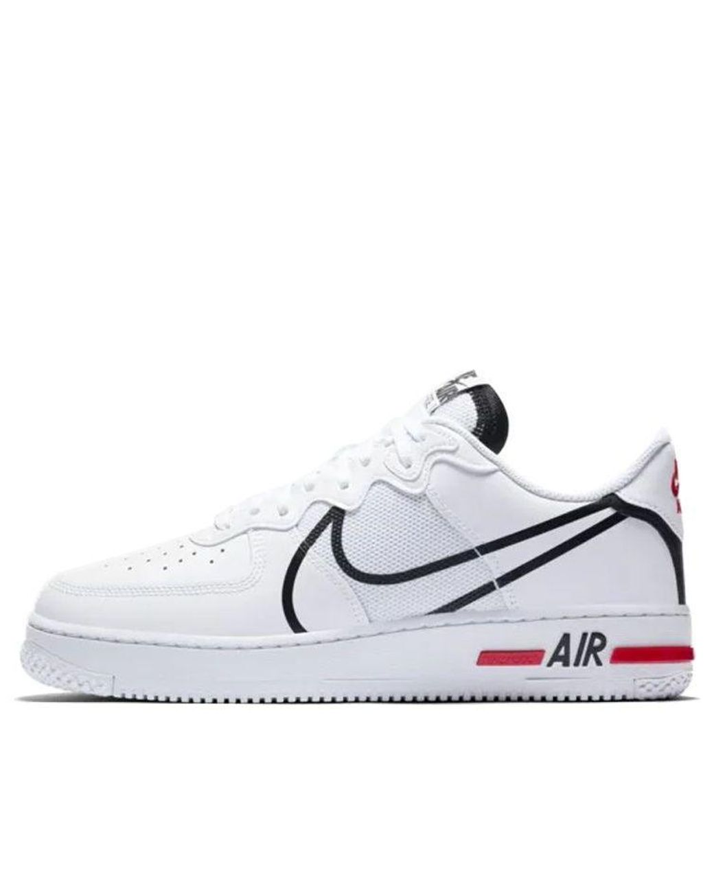 Nike Air Force 1 React in White for Men | Lyst