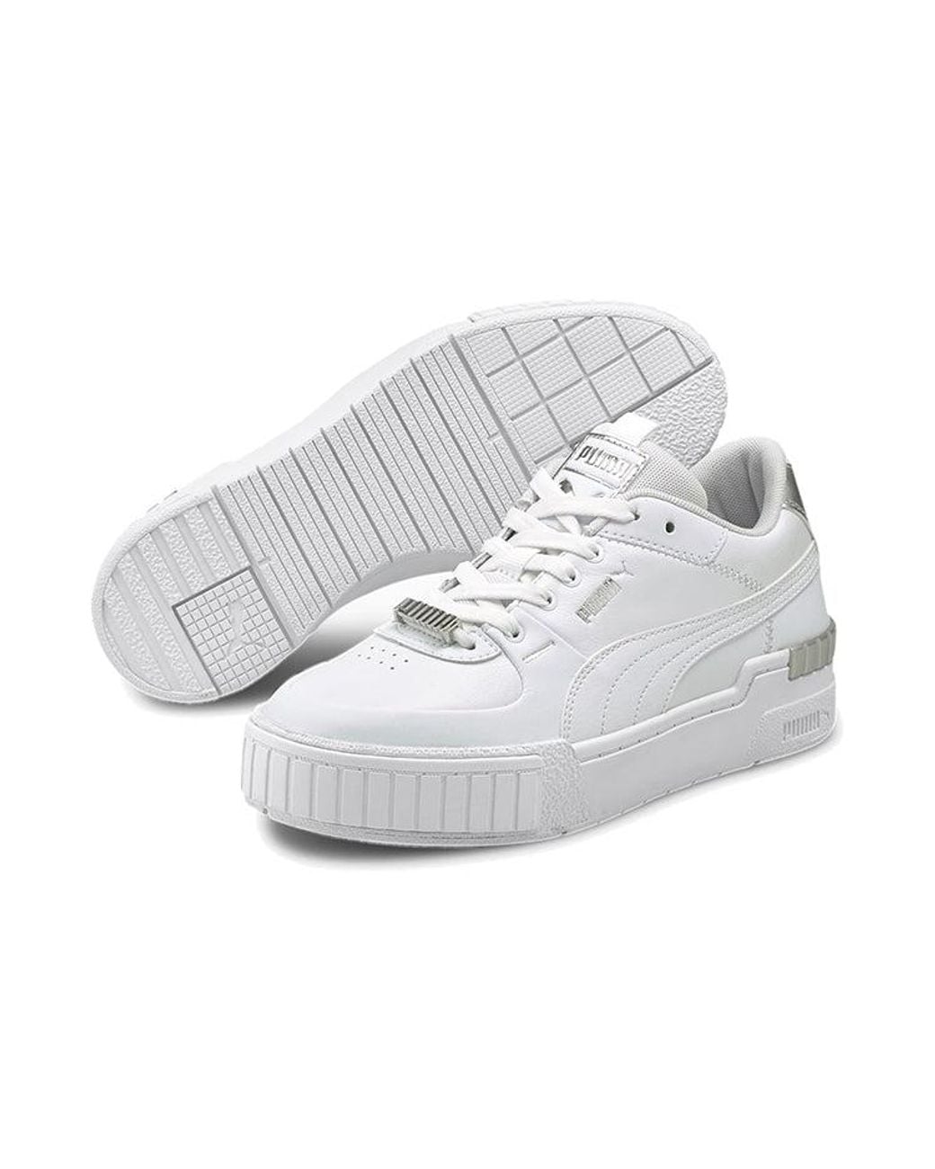 PUMA White (Wmns) Cali Sport 'Metallic