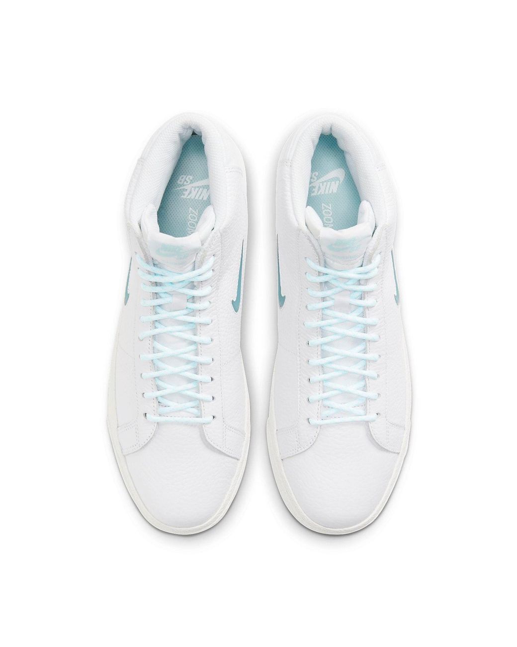 Nike White Zoom Blazer Mid Premium Sb Glacier Ice Jewel' for men
