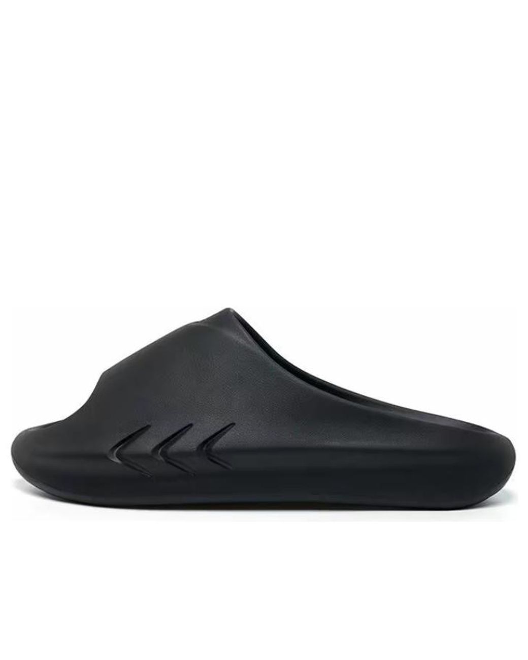 Rigorer Black Mini Shark Sandals for men