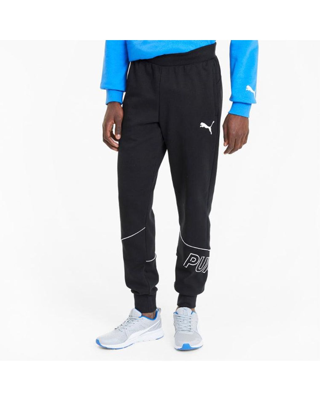 PUMA Black Modern Sports Pants for men