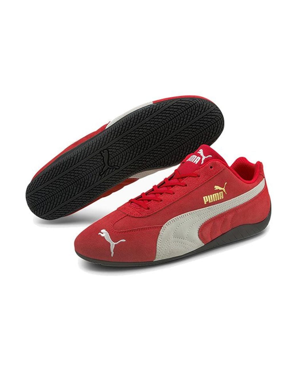 PUMA Red Speedcat Ls Driving Shoes for men