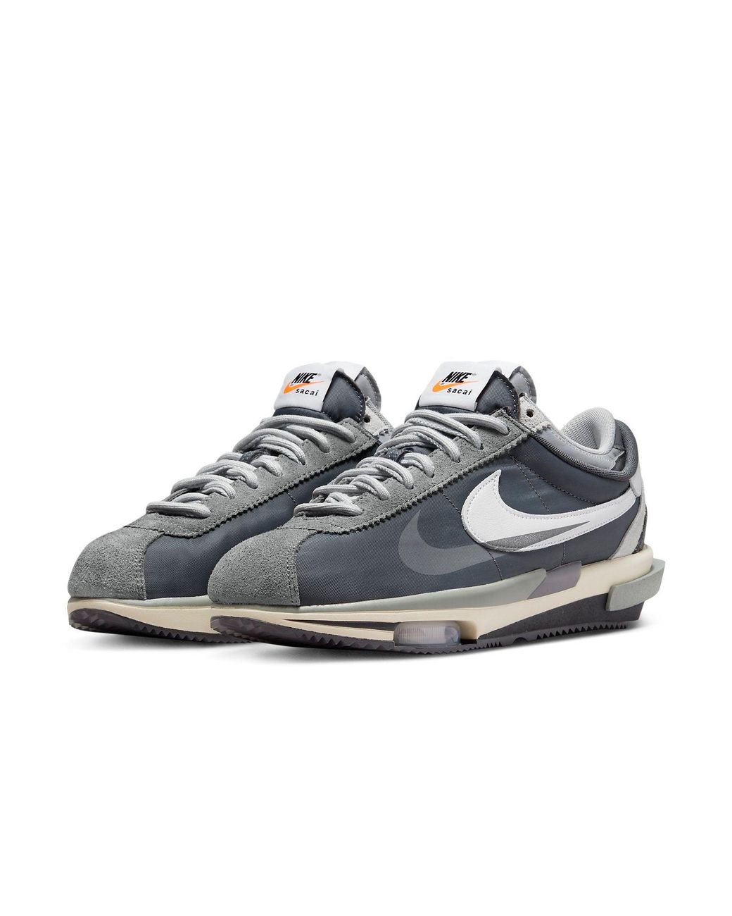 Nike Blue X Sacai Zoom Cortez Sp 'Iron' for men