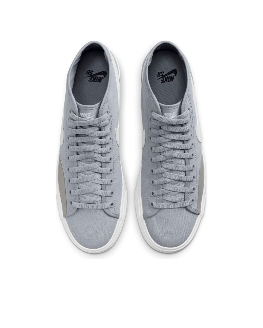 Nike White Blazer Court Mid Sb 'Wolf' for men