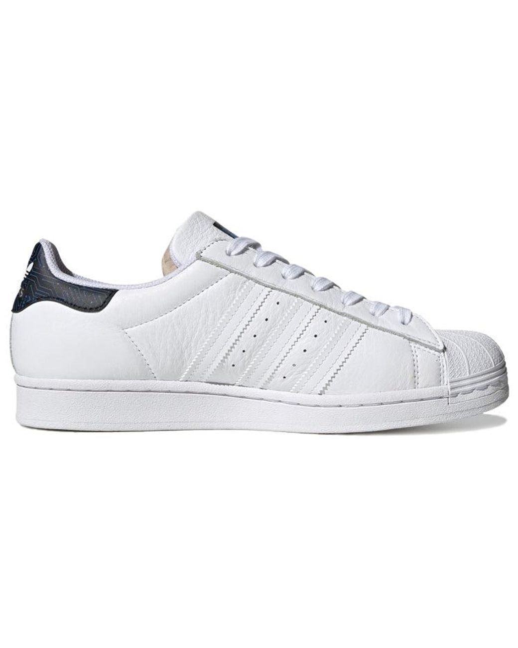 Adidas White Originals Superstar Shoes Core' for men