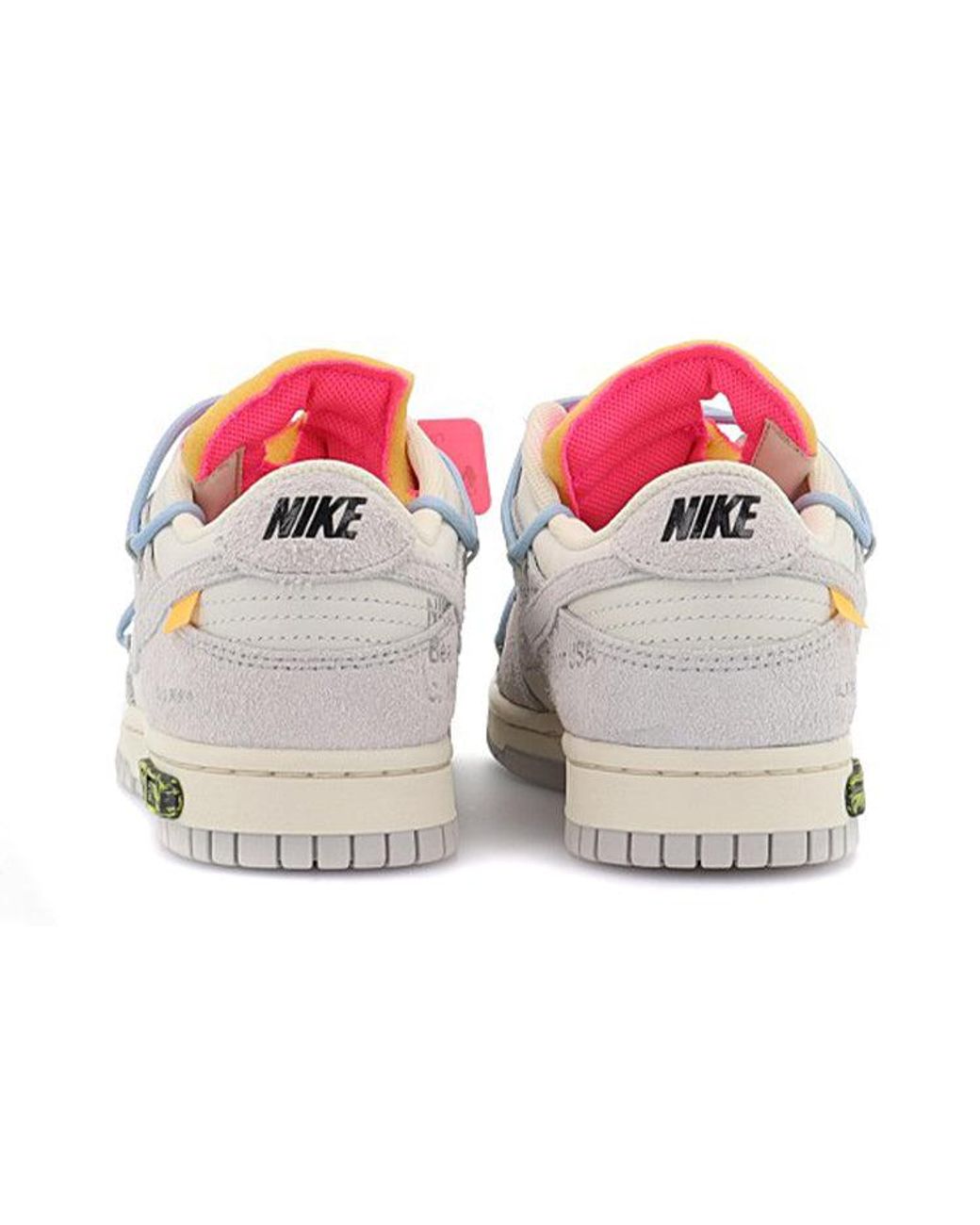 Nike Pink X Off- Dunk Low 'Lot 38 Of 50' for men