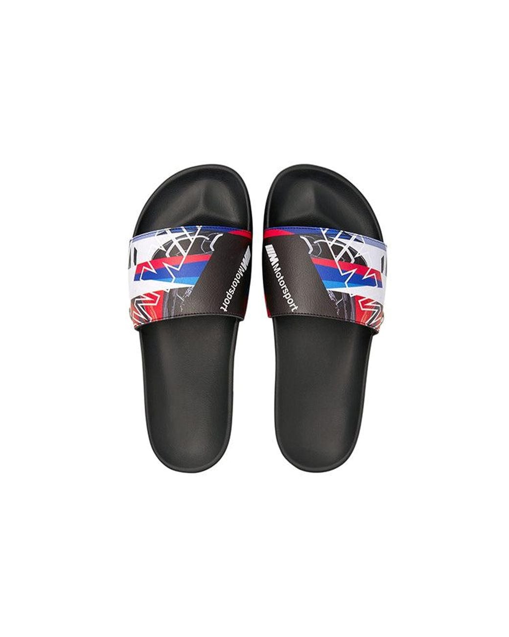 PUMA Blue Bmw Motorsport X Leadcat Slide 'Graphic for men