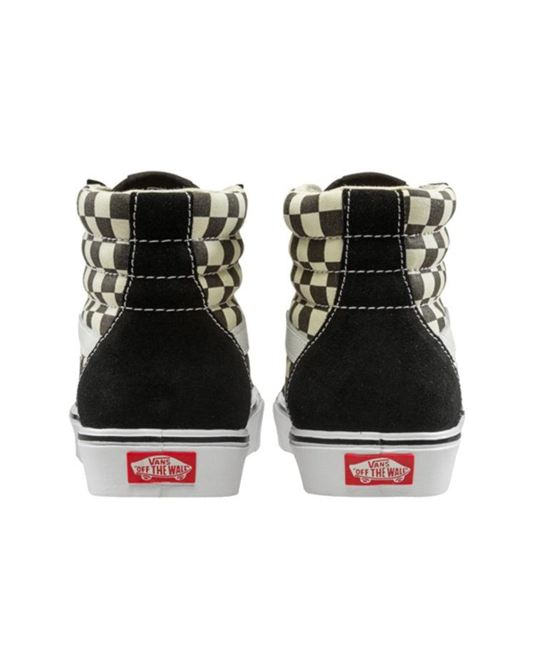 Vans Black Sk8-Hi Lite Checkerboard' for men