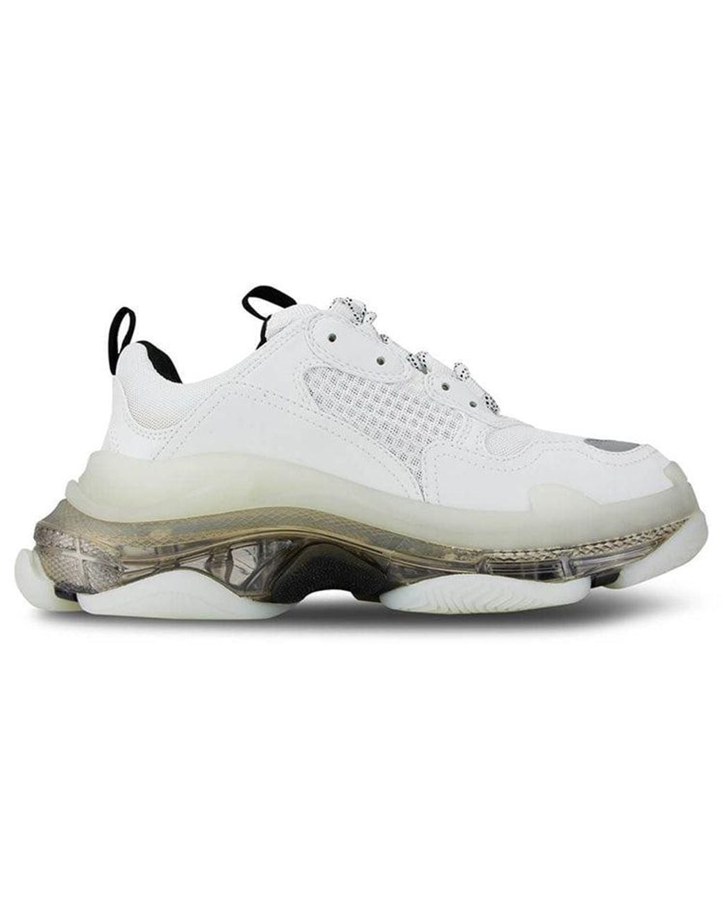 Balenciaga White (Wmns) Triple S Sneaker 'Clear Sole
