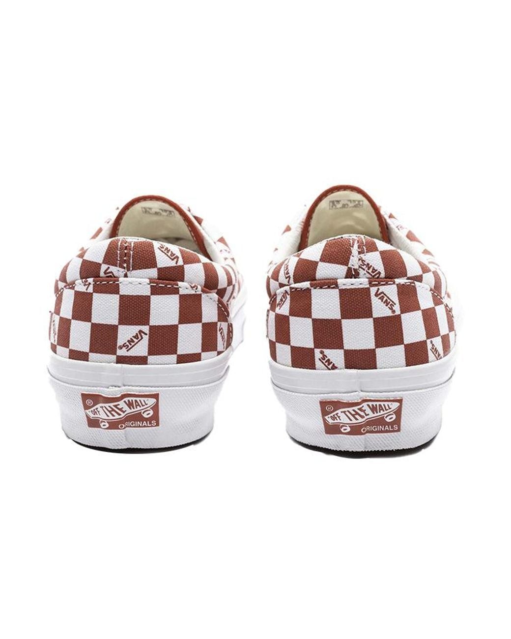 Vans White Og Era Lx 'Checkerboard Logo for men