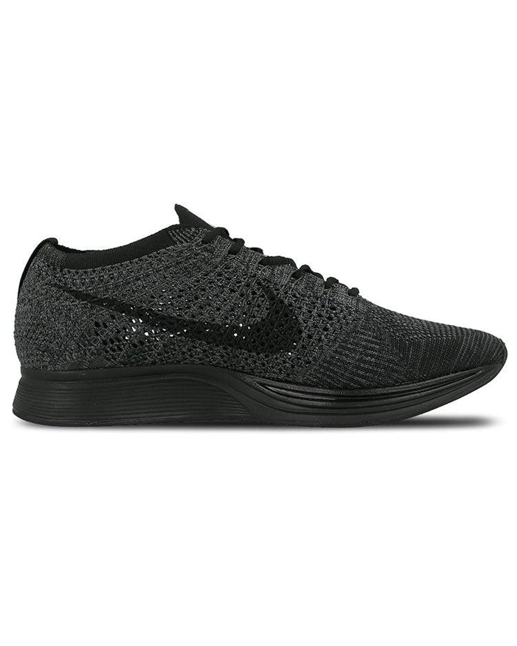Nike Black Flyknit Racer 'Triple' for men
