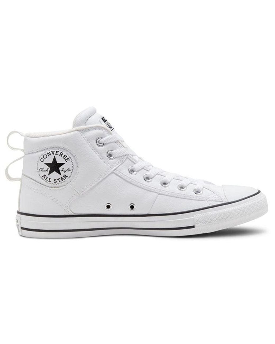 Converse White Chuck Taylor All Star Cs Mid for men