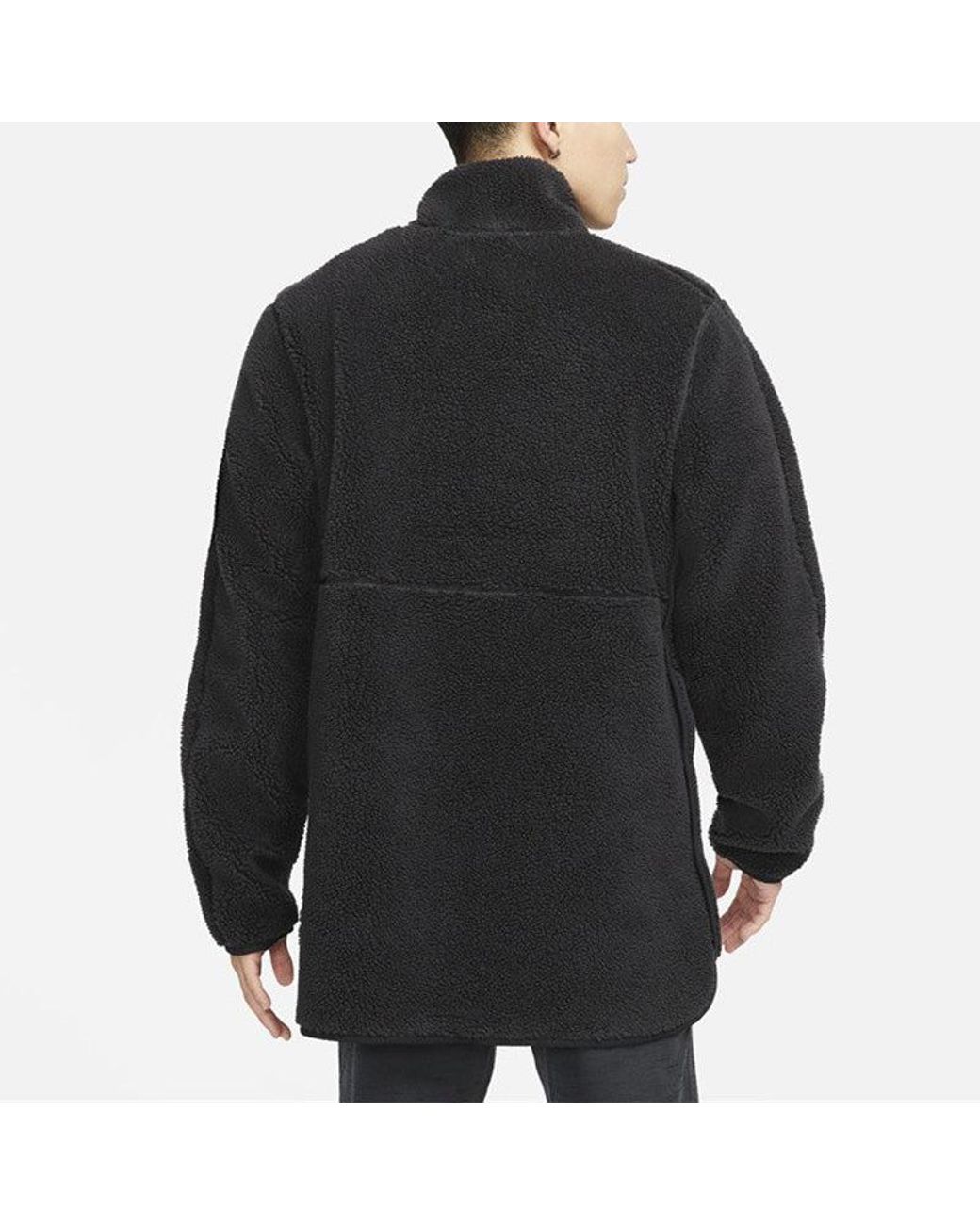 Nike Blue Yoga Casual Sports Loose Stand Collar Training Jacket for men