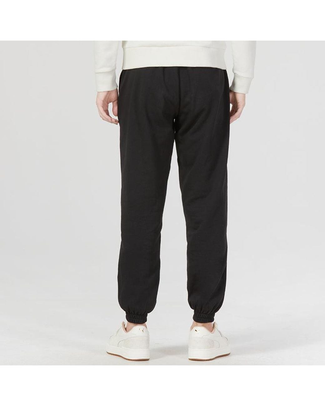 PUMA Black Downtown Pride Sweatpants Tr Logo Pants for men
