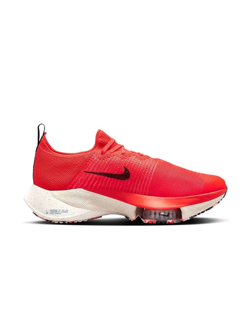 Nike Red Air Zoom Tempo Next% Flyknit 'Bright Crimson' for men