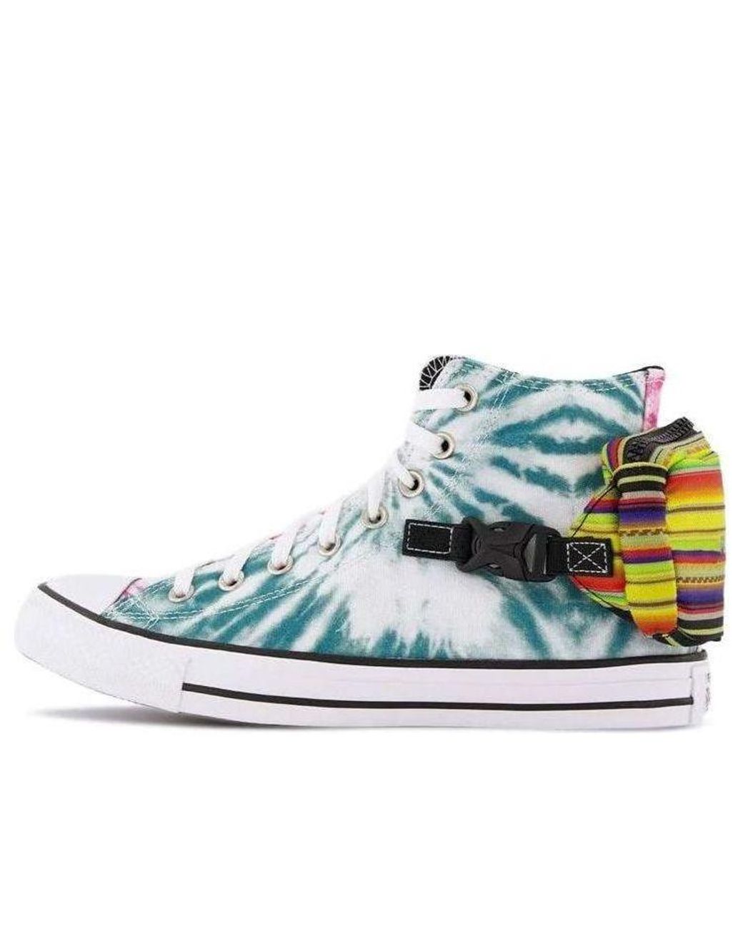 Converse Blue Chuck Taylor All Star Buckle Up High 'Tie-Dye' for men