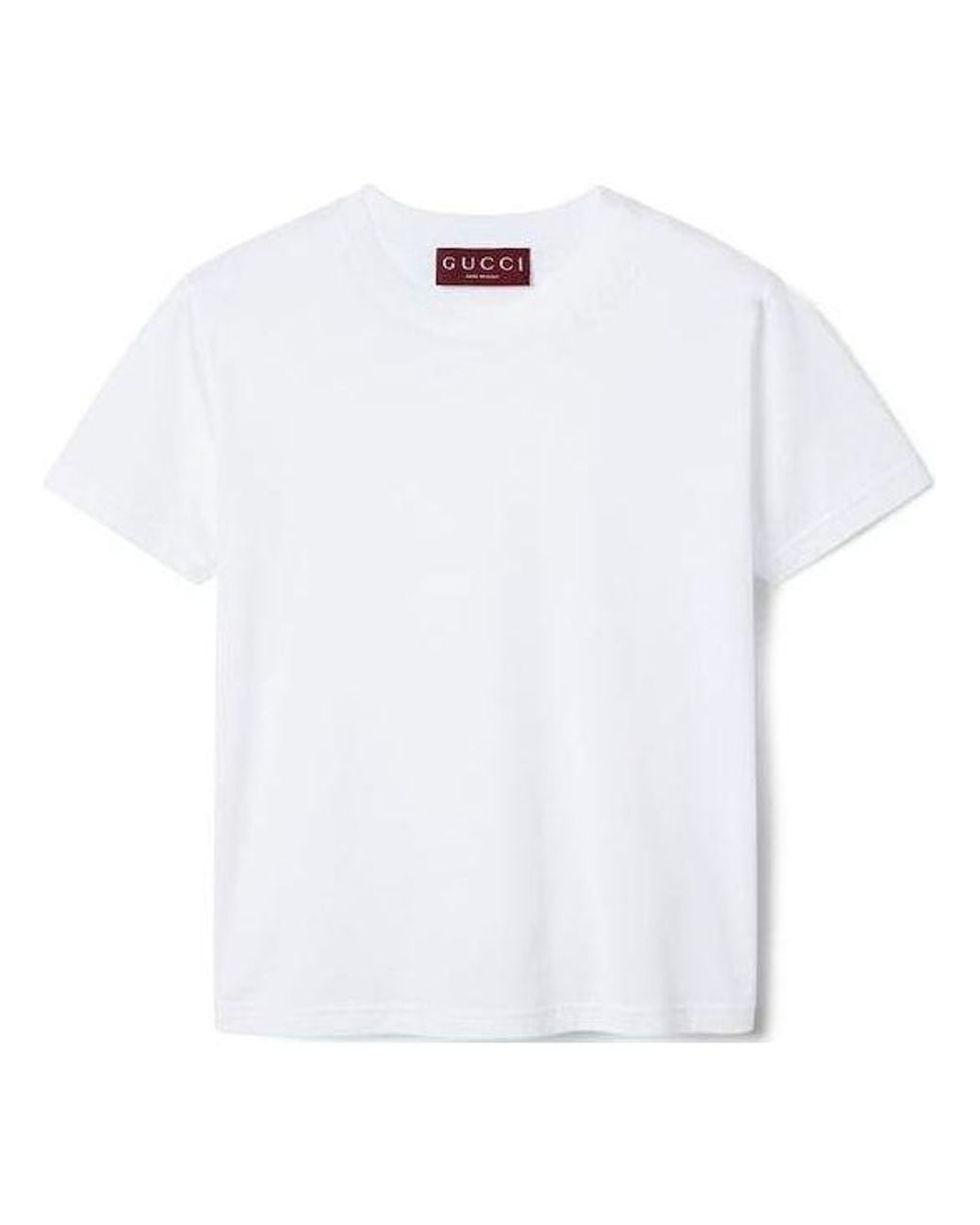 Gucci White (Wmns) Cotton Jersey T-Shirt