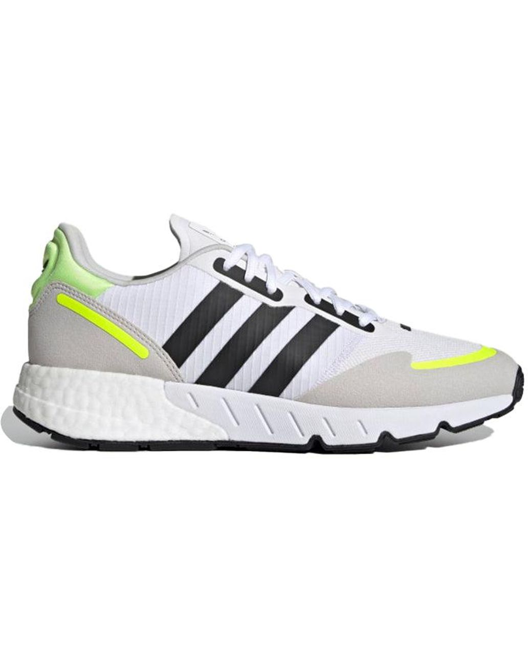 Adidas White Zx 1K Boost Solar' for men