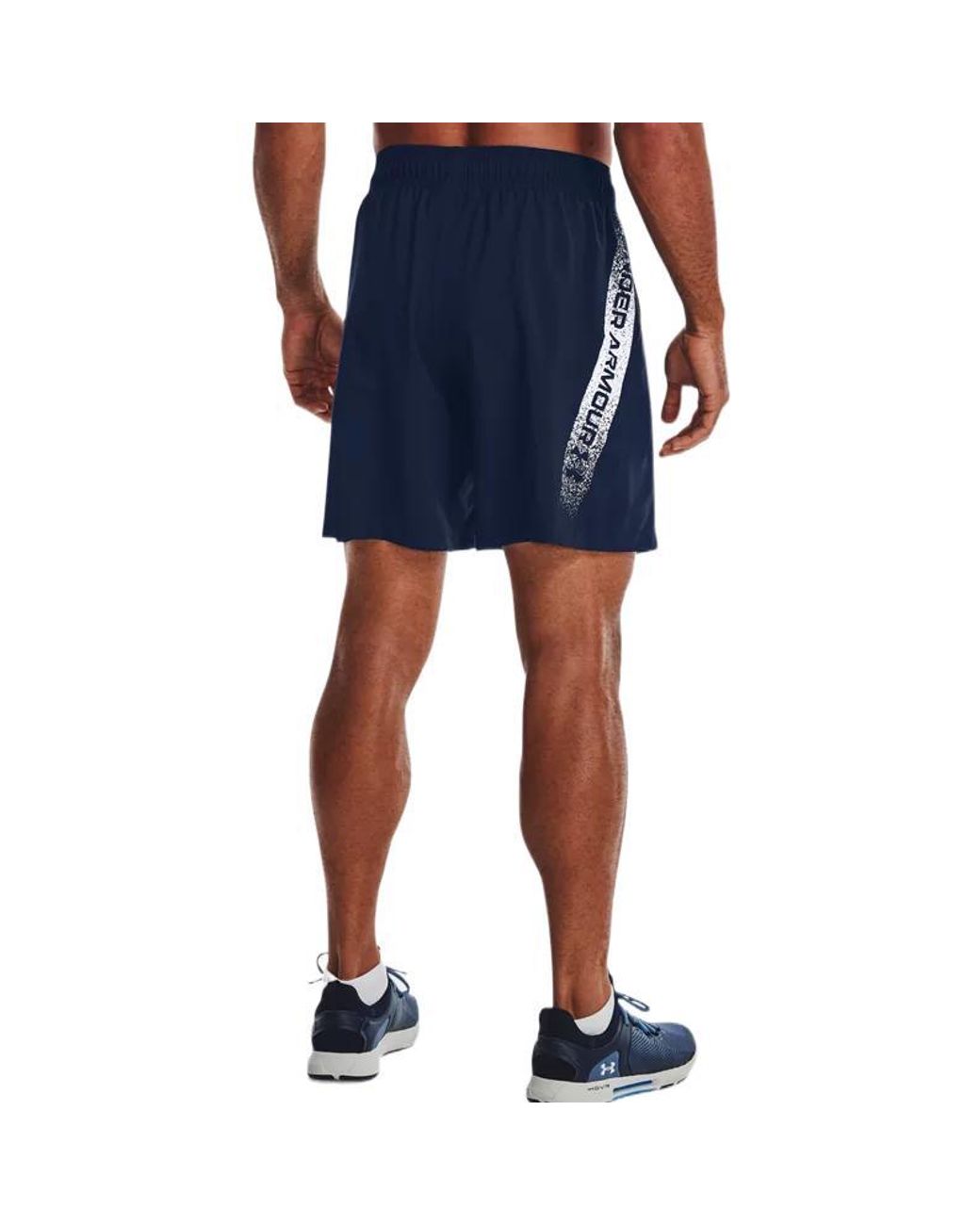 Under Armour Blue Woven Graphic 'College' for men