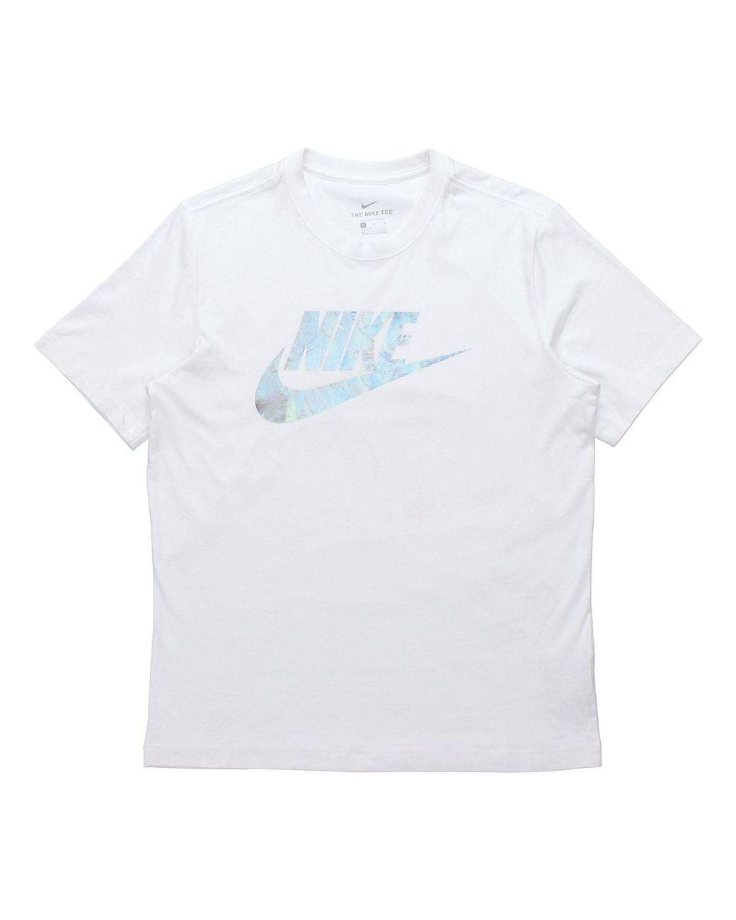 Nike White Sportswear Athleisure Casual Sports Short Sleeve for men