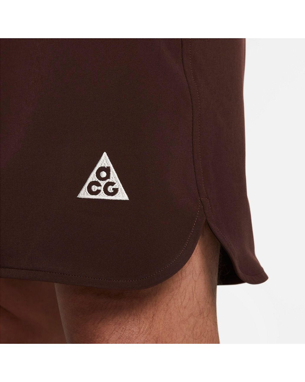 Nike Brown Acg Dri-Fit New Sands Shorts 'Earth' for men