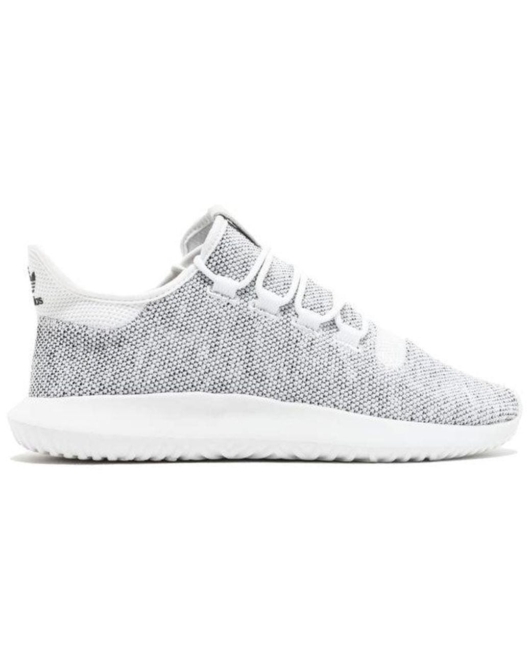 Adidas White Tubular Shadow Knit for men