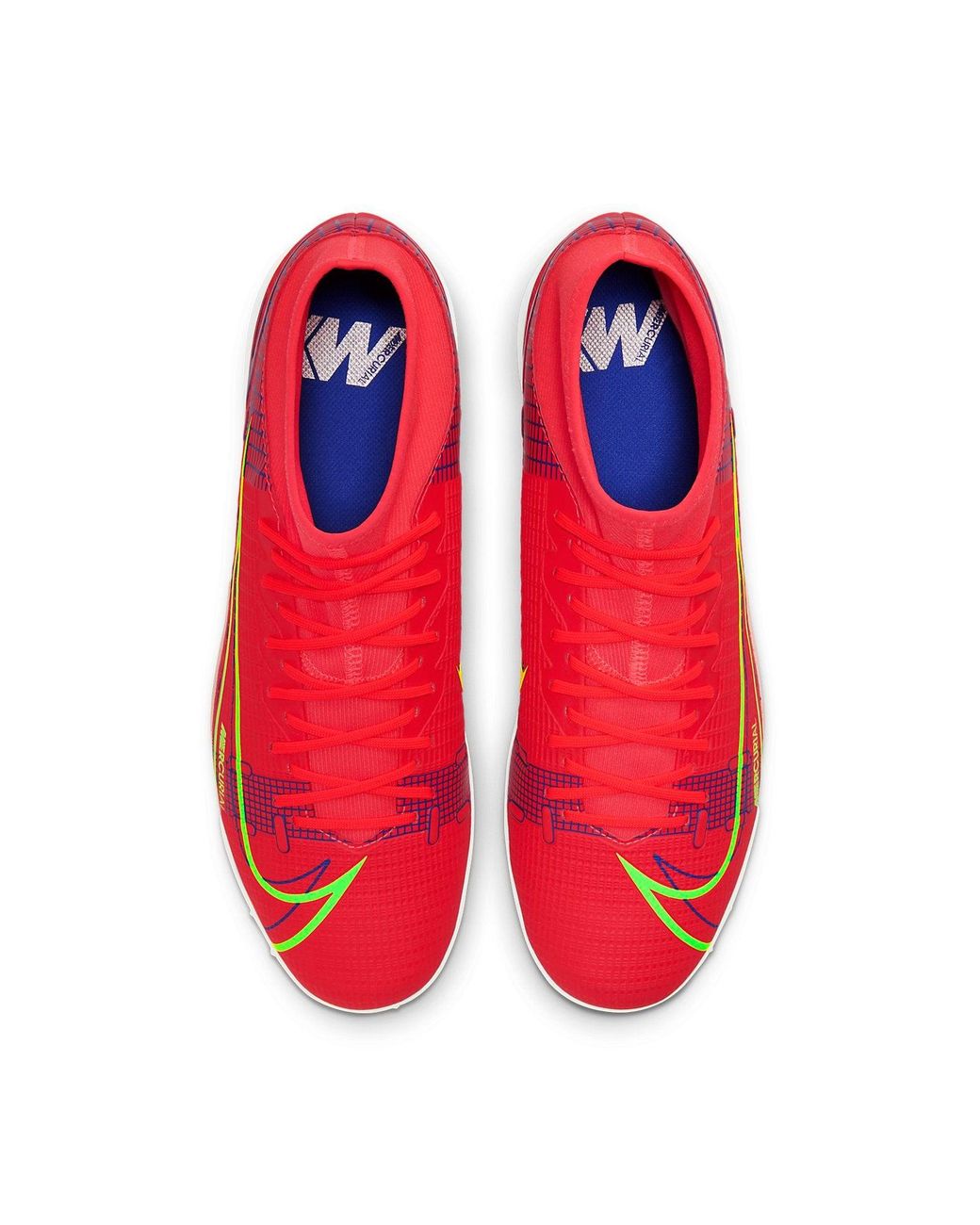 Nike Red Mercurial Superfly 8 Academy Tf Turf Neon' for men