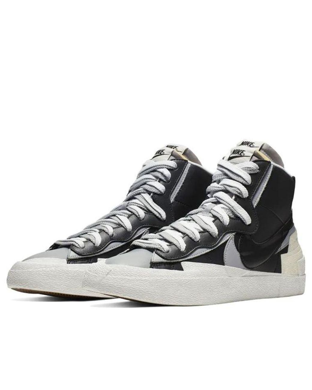 Nike Black X Sacai Blazer Mid for men