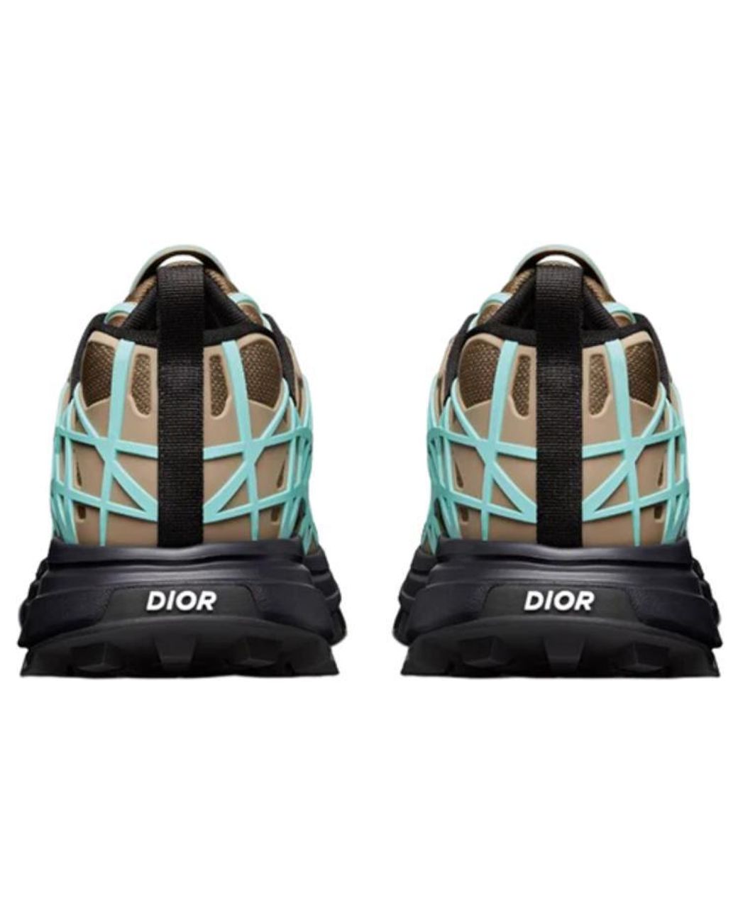 Dior Blue B31 Runner Sneaker Khaki for men