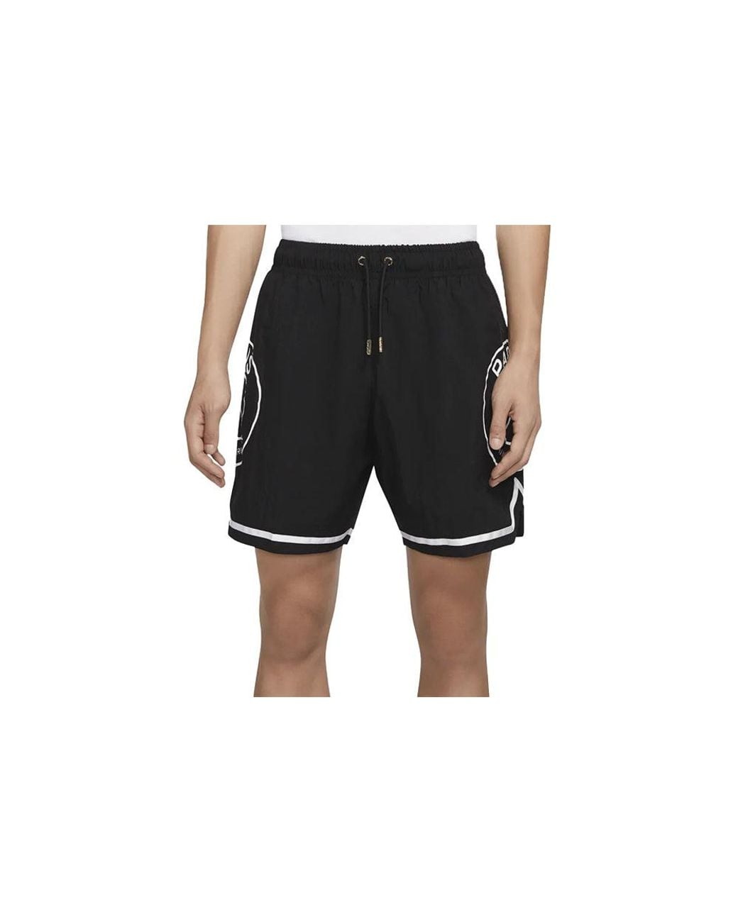 Nike Black Paris Saint-Germain Basketball Sports Shorts for men