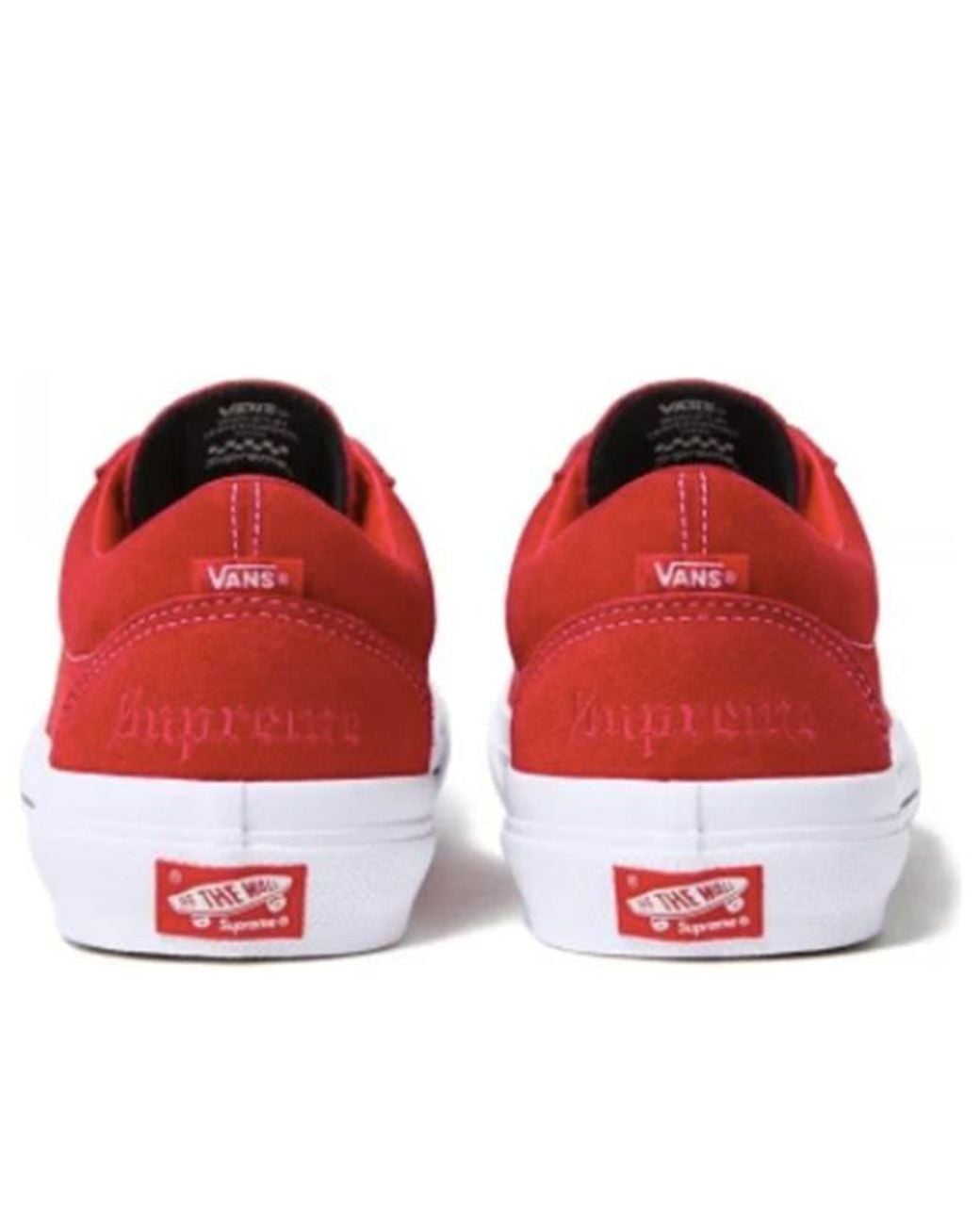Vans Red X Supreme Skate Sid 'F*Ck 'Em Pack' for men