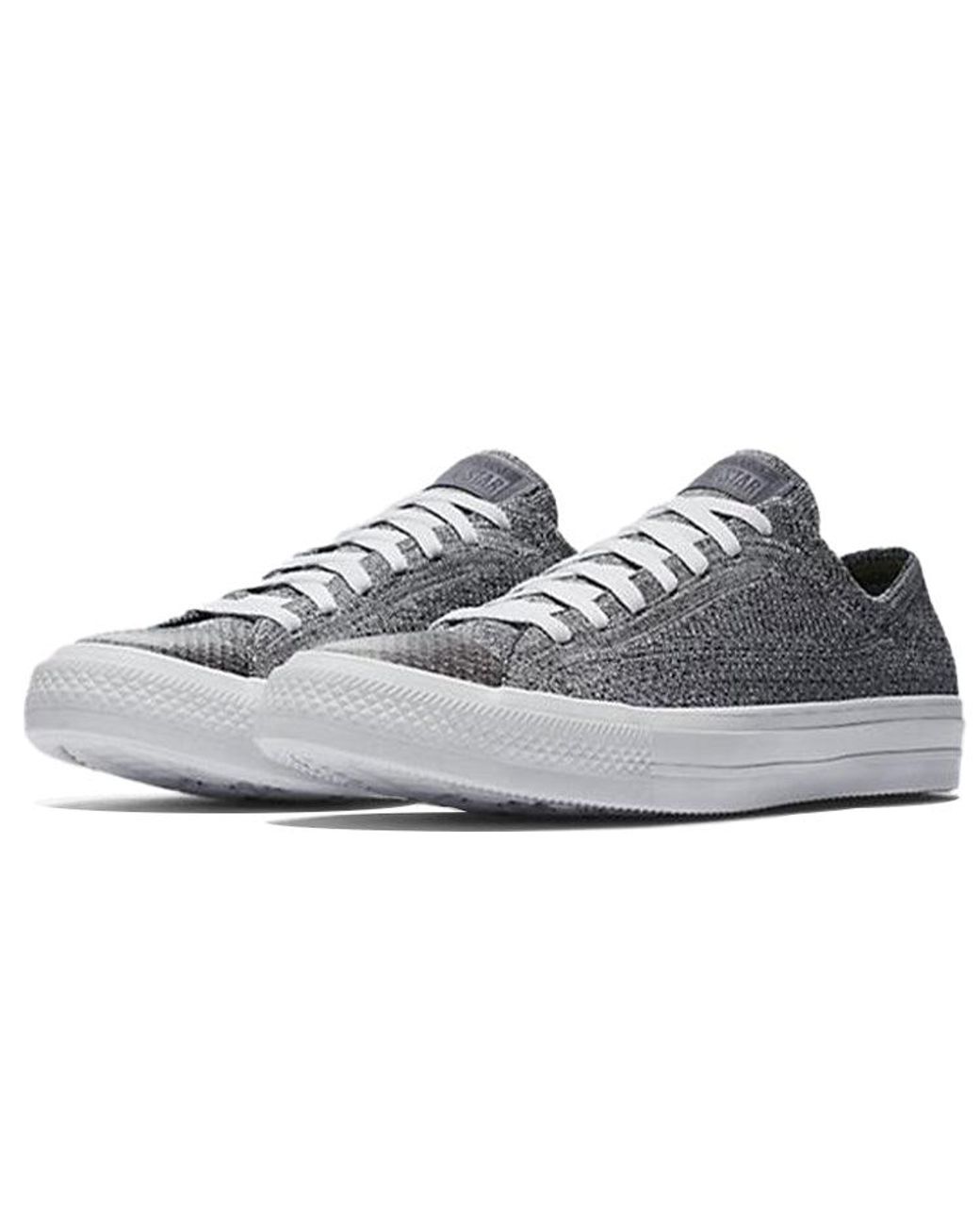 Converse Blue Nike X Chuck Taylor All Star Flyknit Low 'Light Carbon' for men