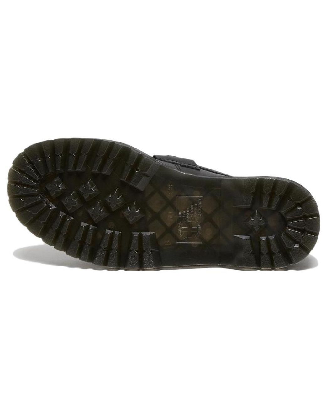 Dr. Martens Black Penton Bex Double Stitch Leather Loafers Poly Rip Stop + Element' for men