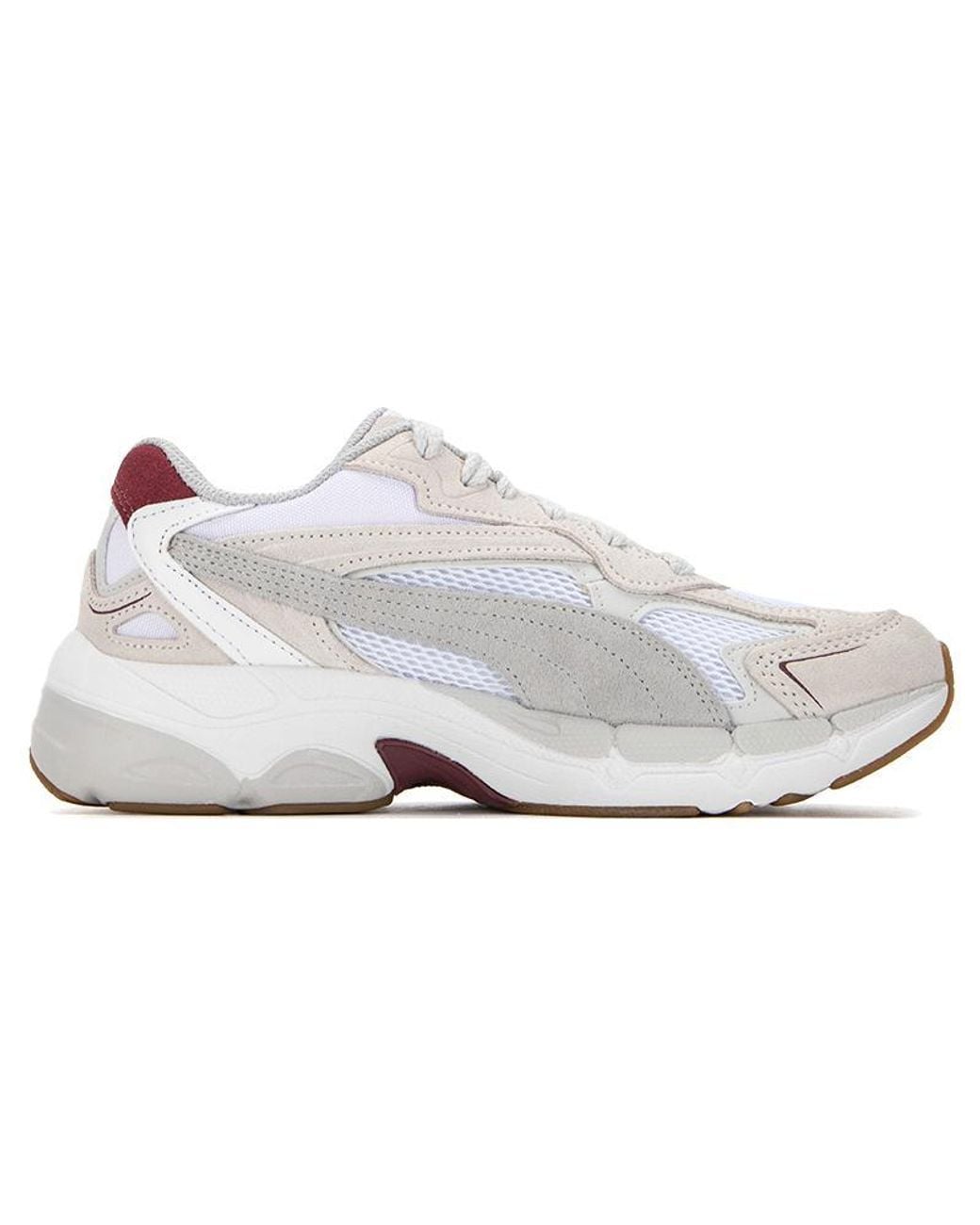 PUMA White Teveris Nitro 'Feather Wood' for men