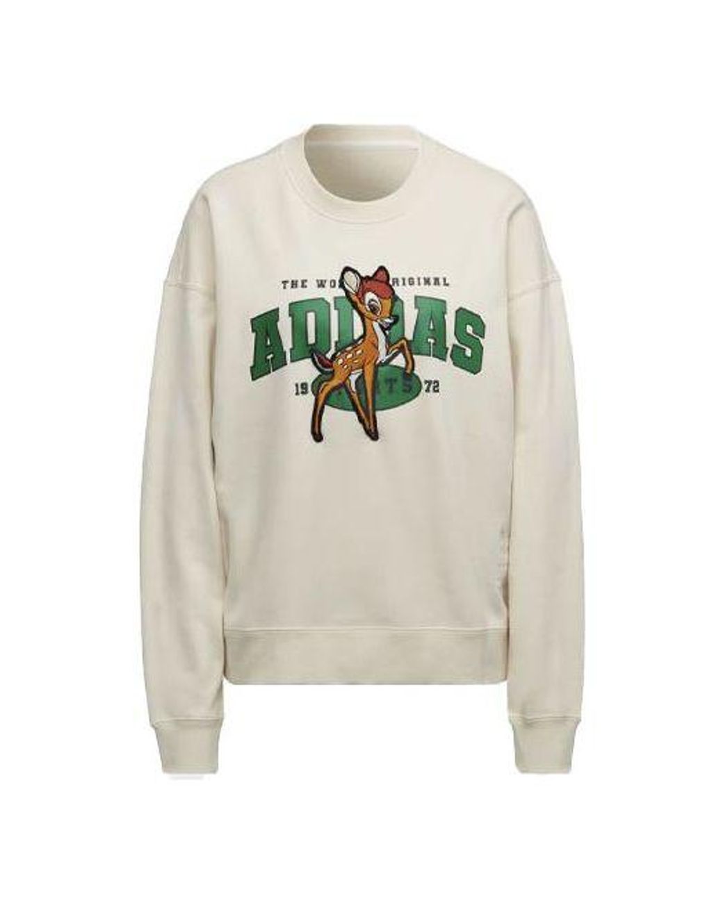adidas Originals X Disney Bambi Pullover Sweatshirt in Gray | Lyst