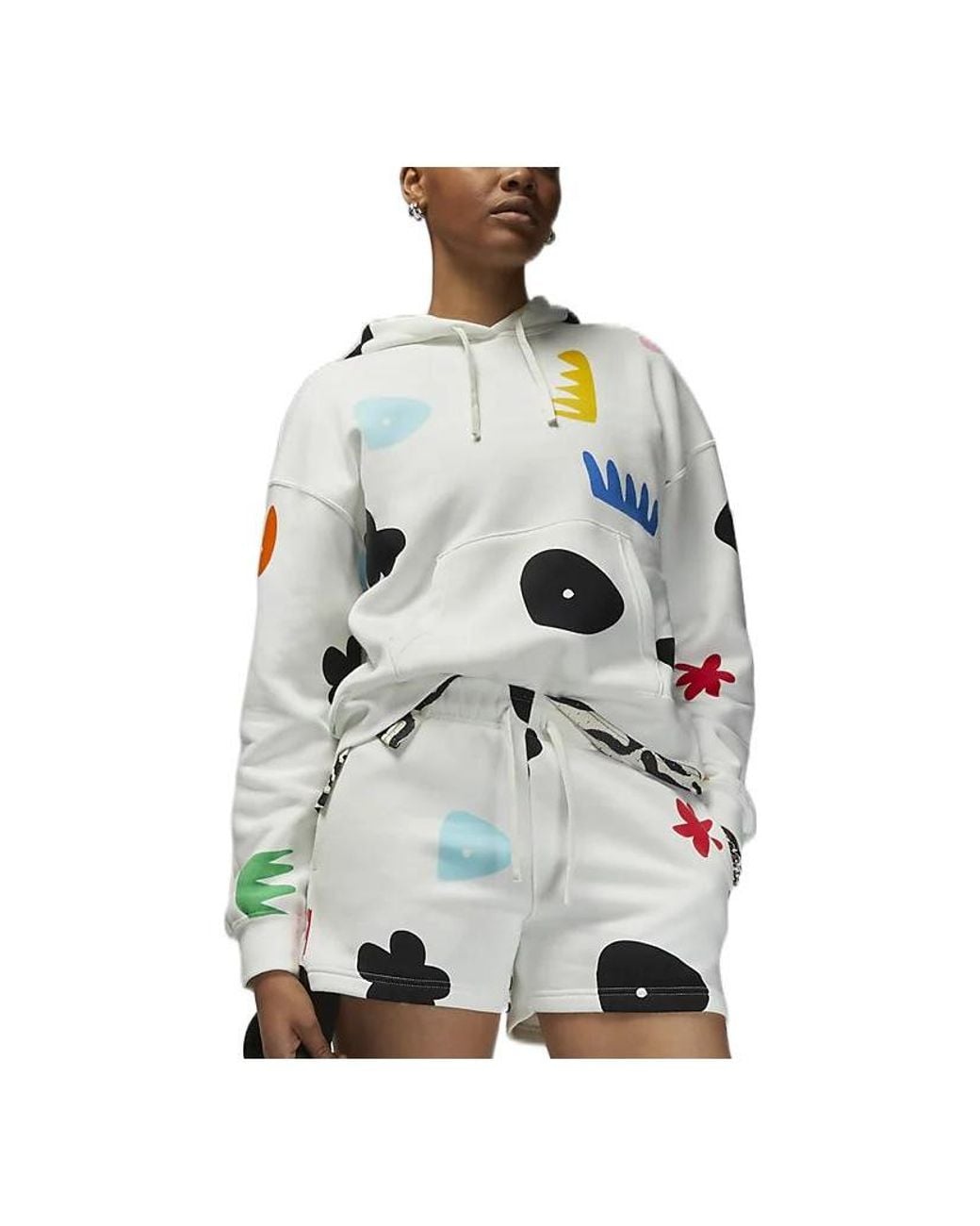 Nike Gray (Wmns) Artist Series By Mia Lee Fleece Hoodie