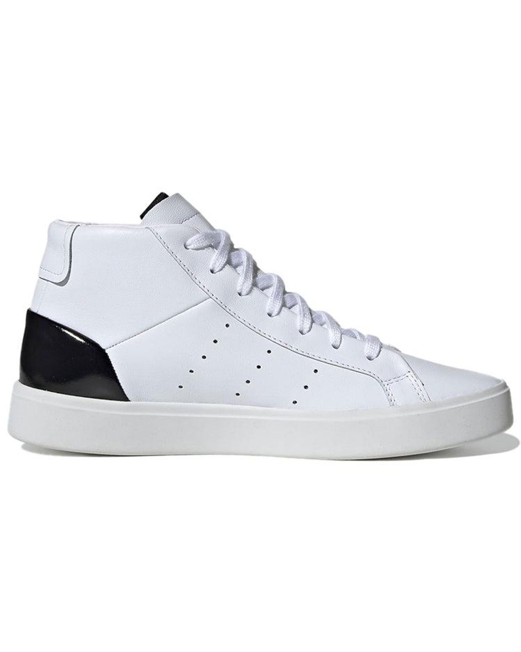 adidas Originals Sleek Mid Sneakers/shoes in White | Lyst