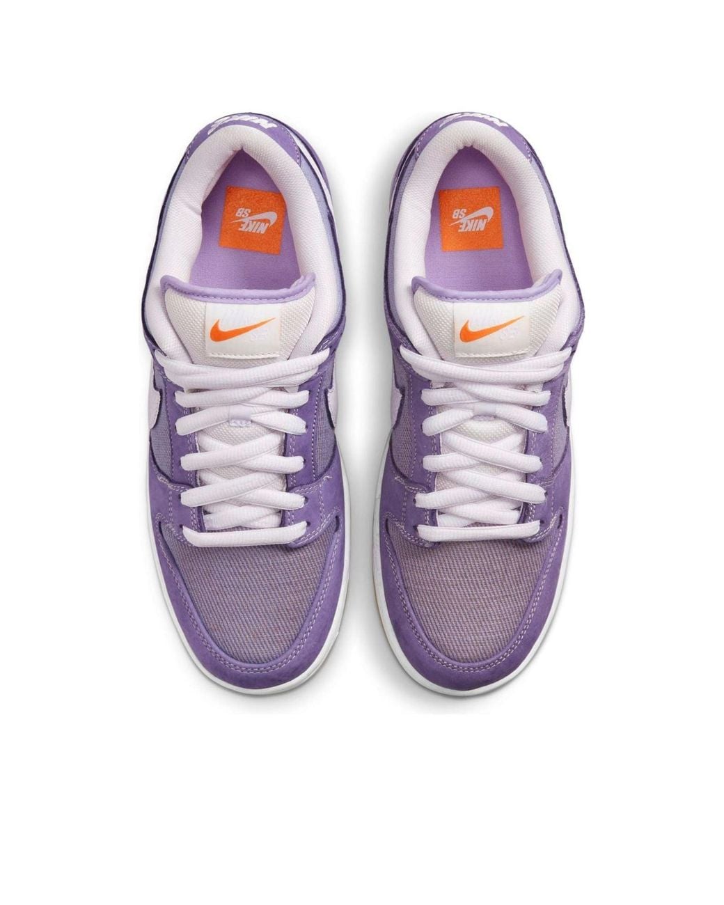 Nike Purple Sb Dunk Low 'Unbleached Pack for men