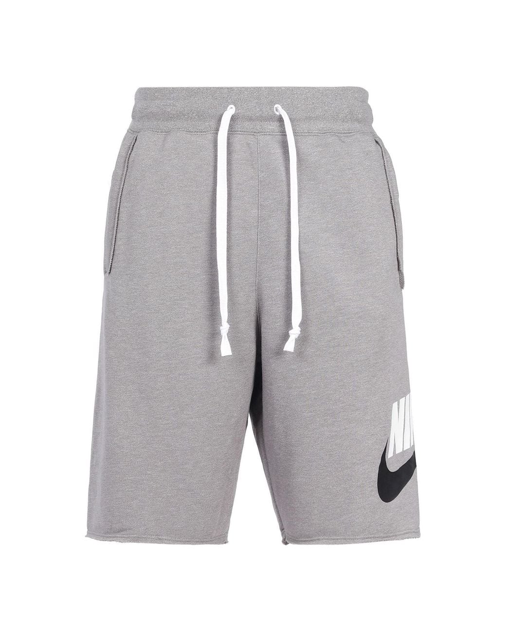 Nike Gray As Sportswear Spe Ft Alumni Short Logo for men