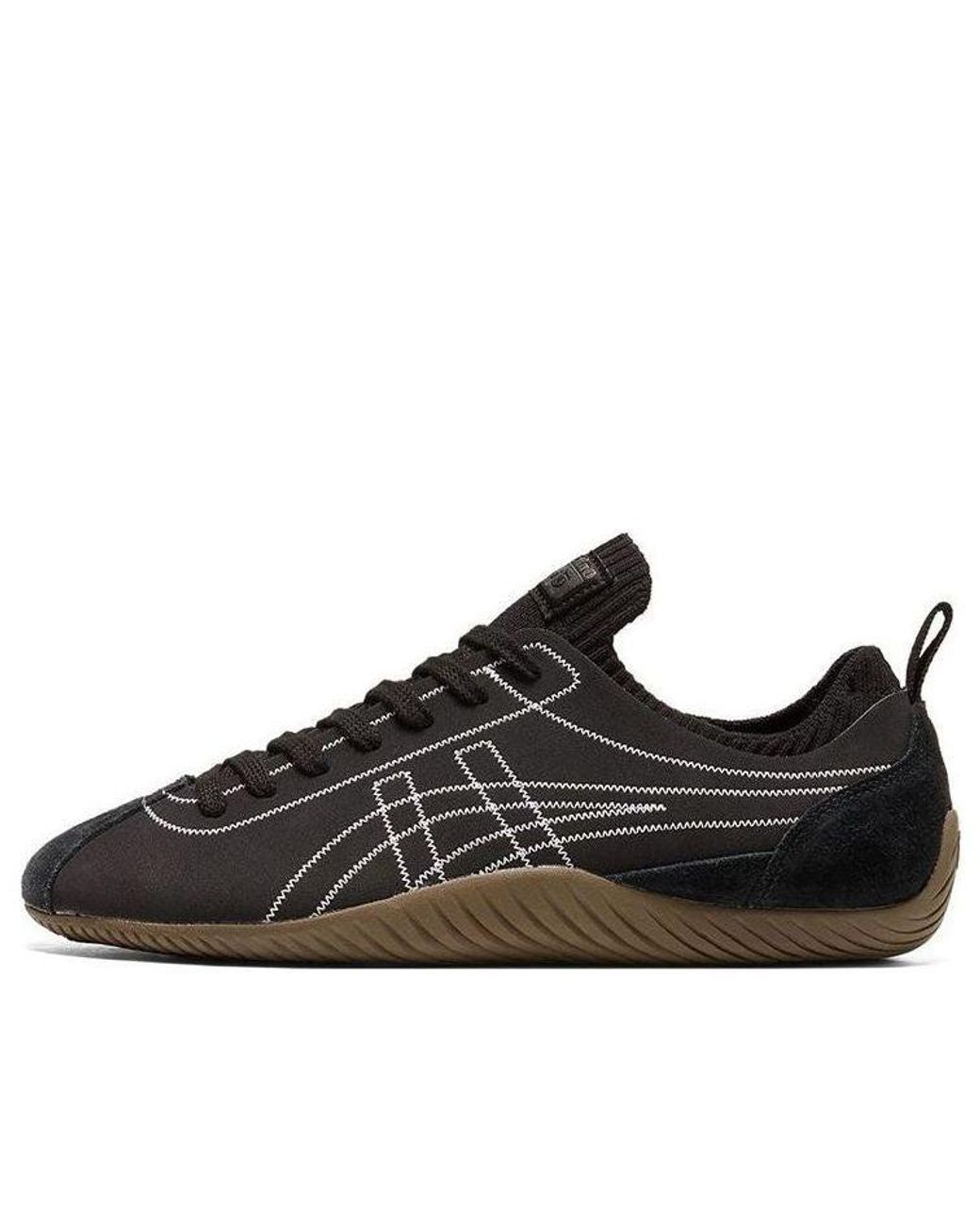 Onitsuka Tiger Black Sclaw Shoes 'Dark Gum' for men