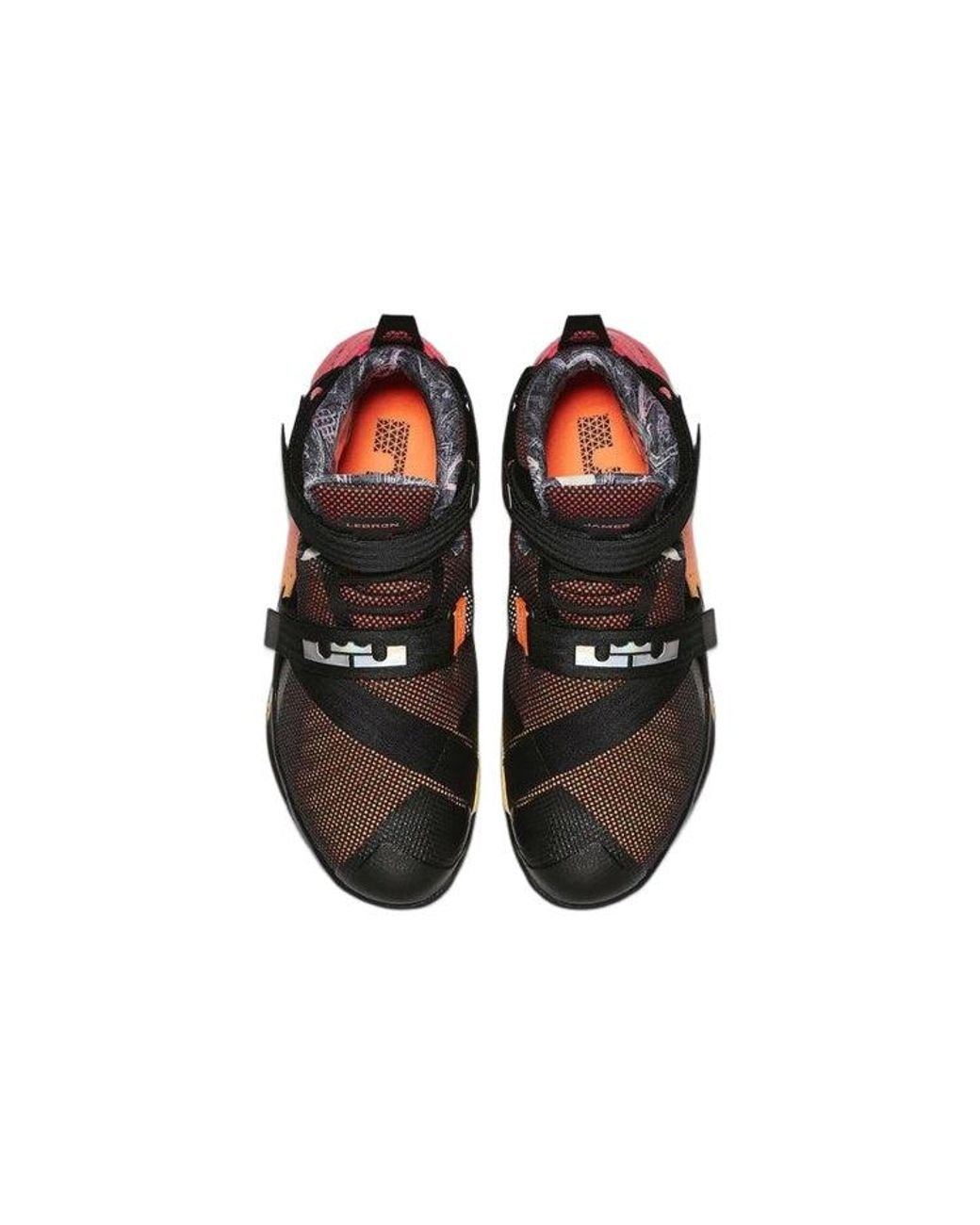 lebron soldier 9 orange and black