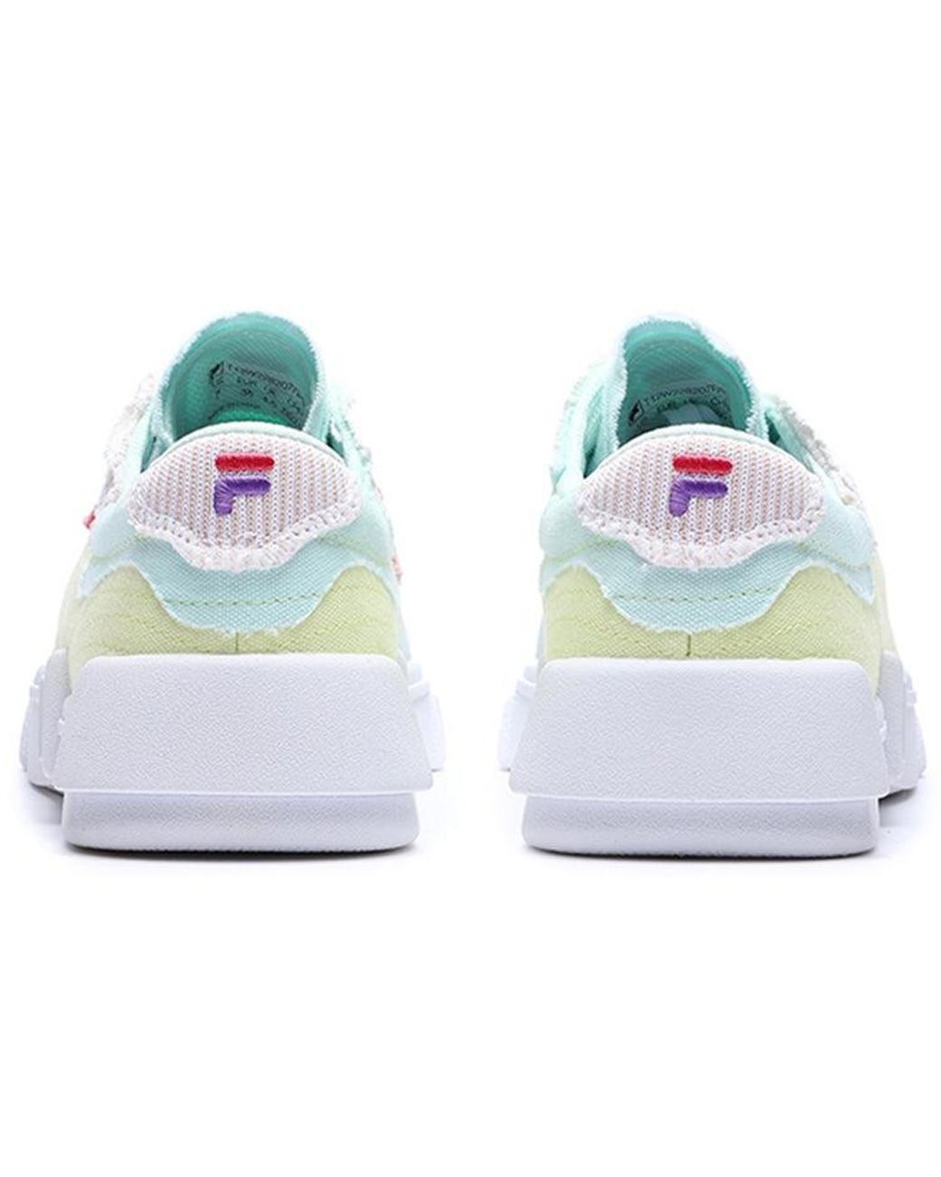 Fila White (Wmns) Canvas Shoes Multi'