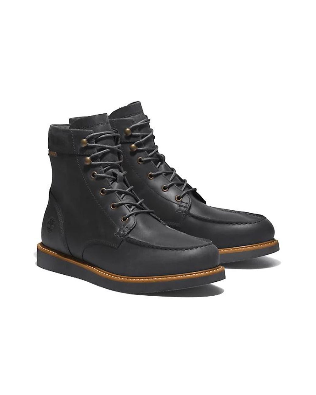 Timberland Black Newmarket Ii 6 Inch Boots Full Grain' for men